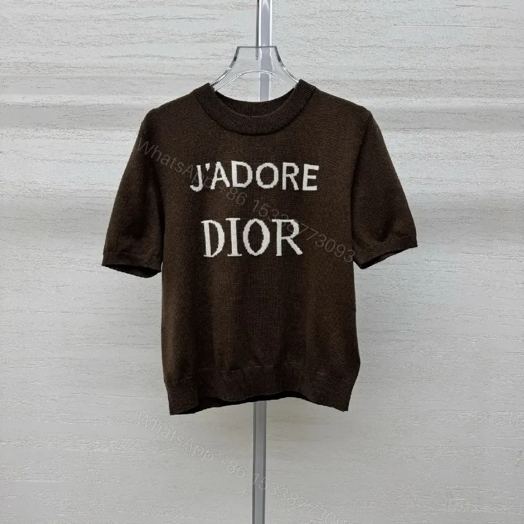 View 3 of Dark Knit — Premium Cotton Blend, Casual Luxe, Logo Accent Top