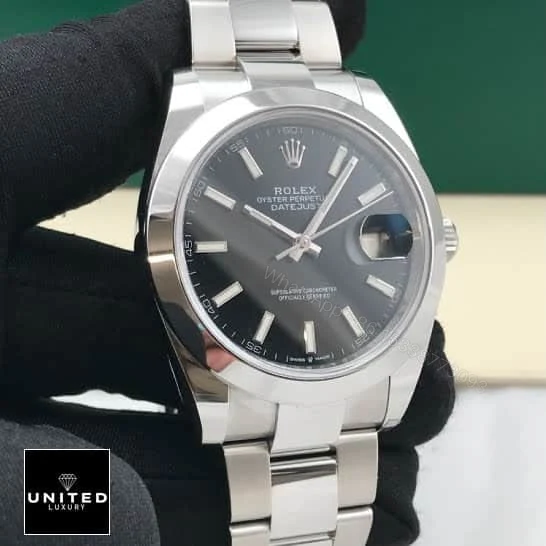 View 8 of Rolex Diagonal Black Replica
