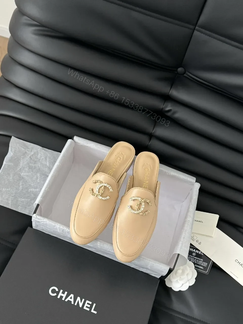 Chic Leather Mules: Sculpted Comfort + Signature Hardware — view 1