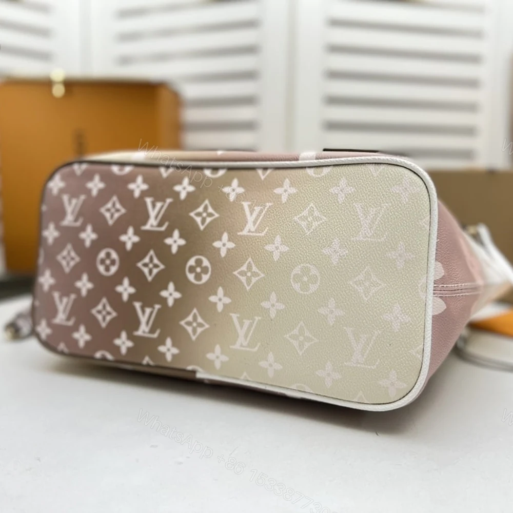 View 5 of Louis Vuitton Neverfull MM Sunset Kaki 31Cm M59859