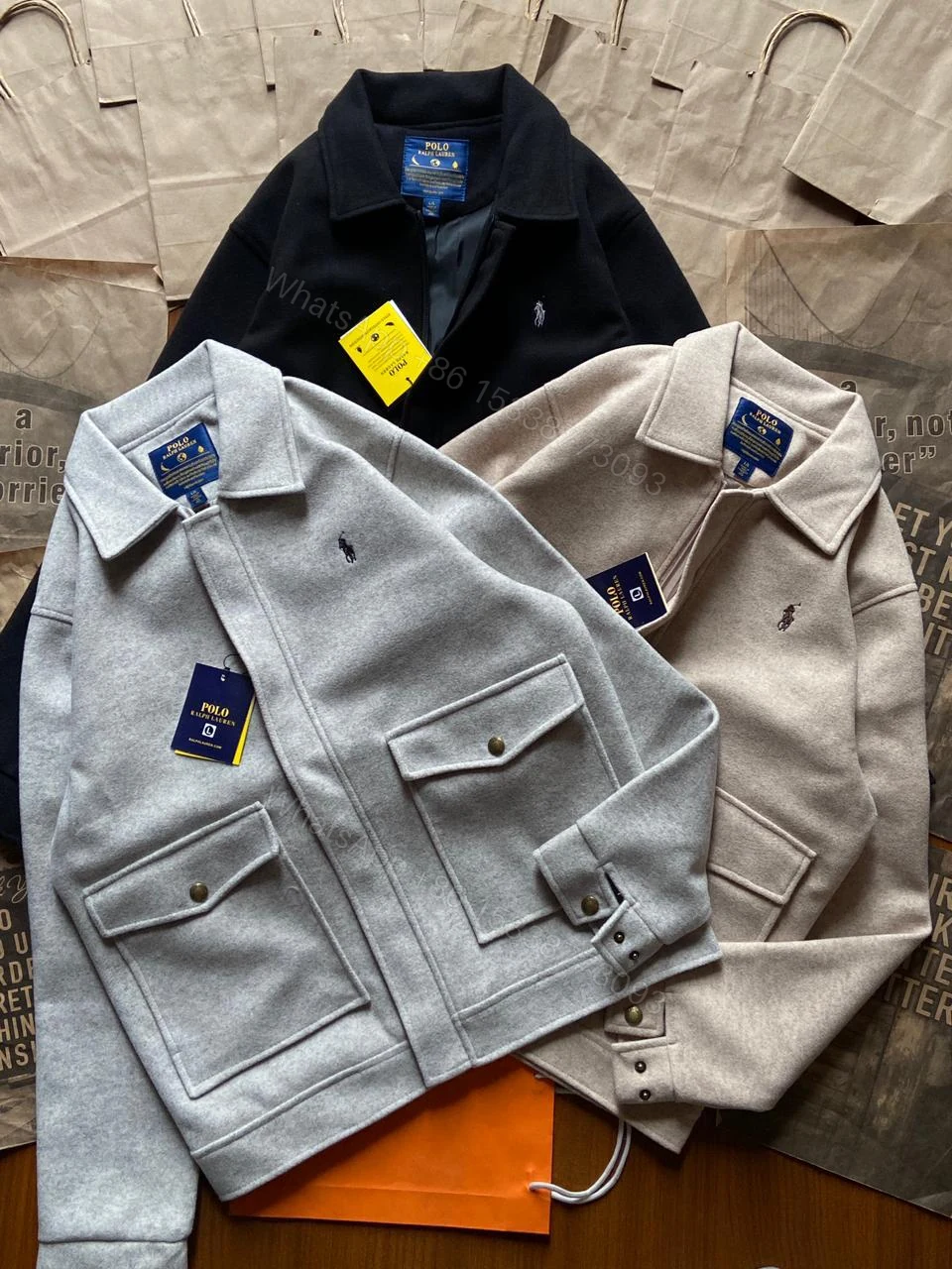 View 3 of First Copy Ralph Lauren Imported Tweed Jacket for Men