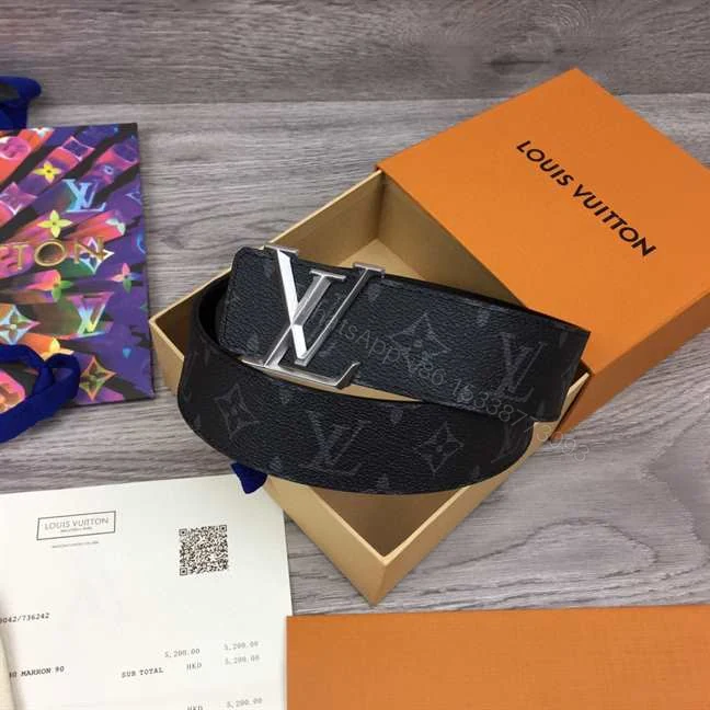 View 9 of LOUIS VUITTON PYRAMIDE 40MM REVERSIBLE BELT – B178