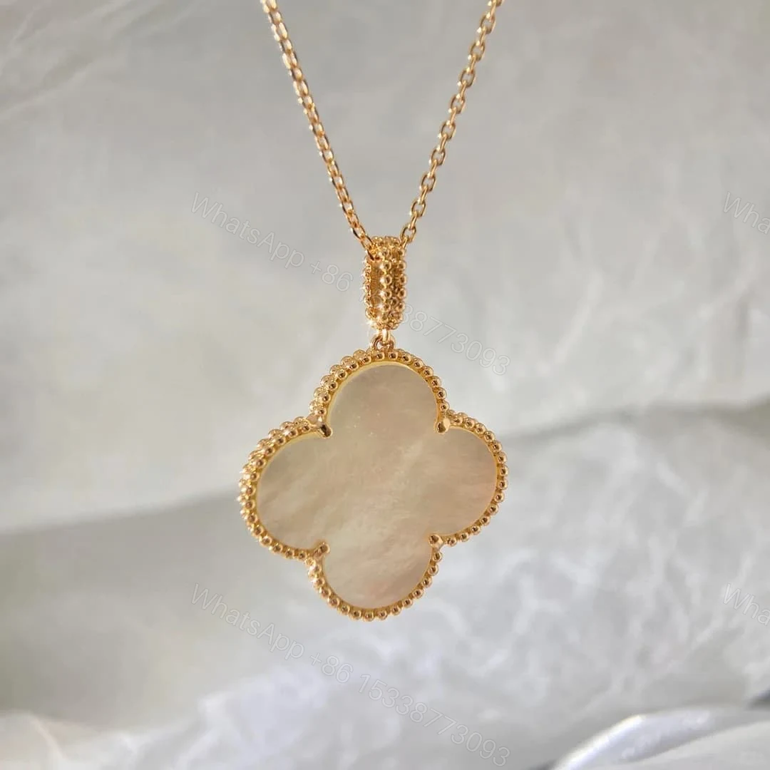 VCA Magic Alhambra Pendant Necklace Mother Of Pearl VCARN32200 — view 1