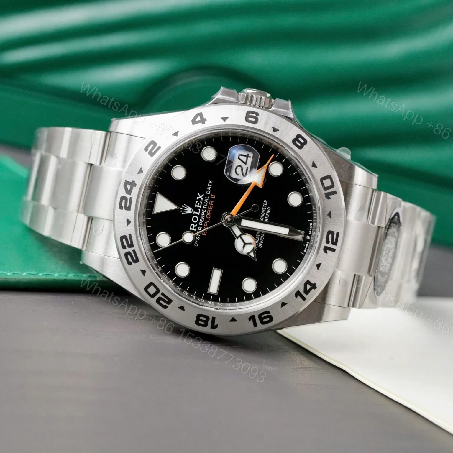 View 4 of Replica Rolex Explorer II Black Dial 216570 BKSO