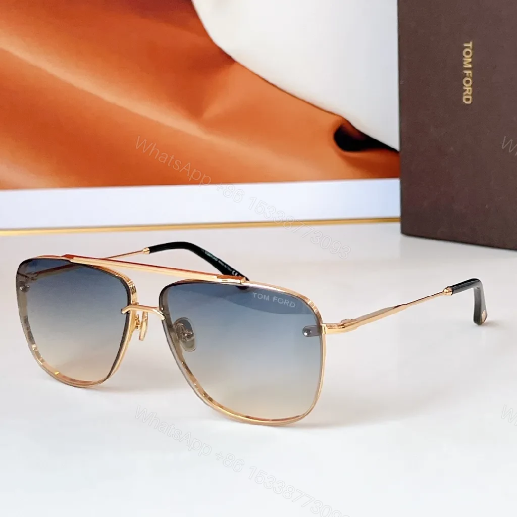 View 4 of Matte Black Aviator Sunglasses: Polarized Gradient Lenses