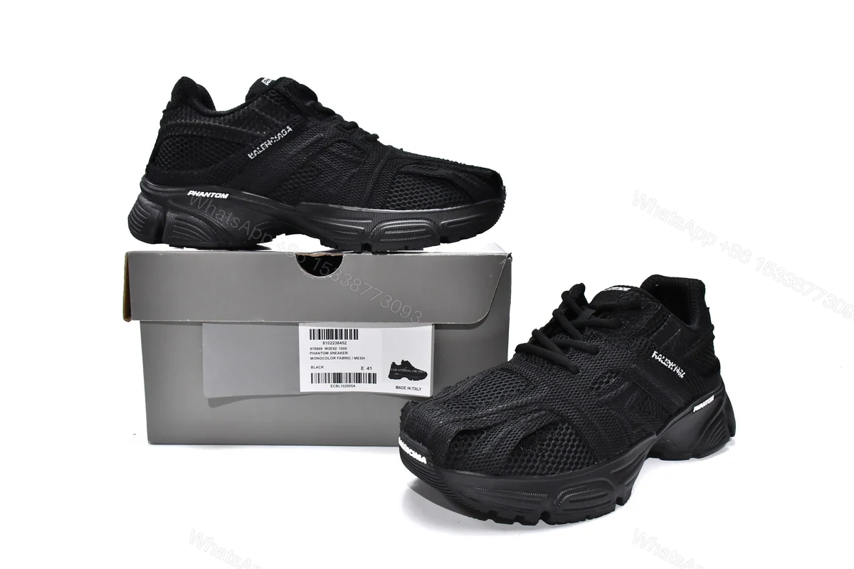 View 2 of Balenciaga Phantom Sneaker Black 679339 W2E92 1000