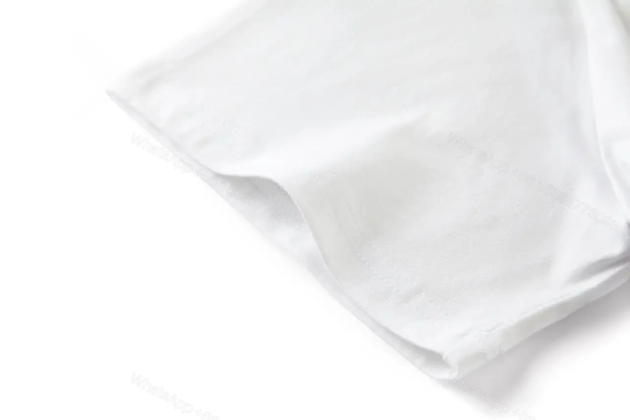 View 9 of White Cotton T-Shirt with Blue Loewe Logo Graphic
