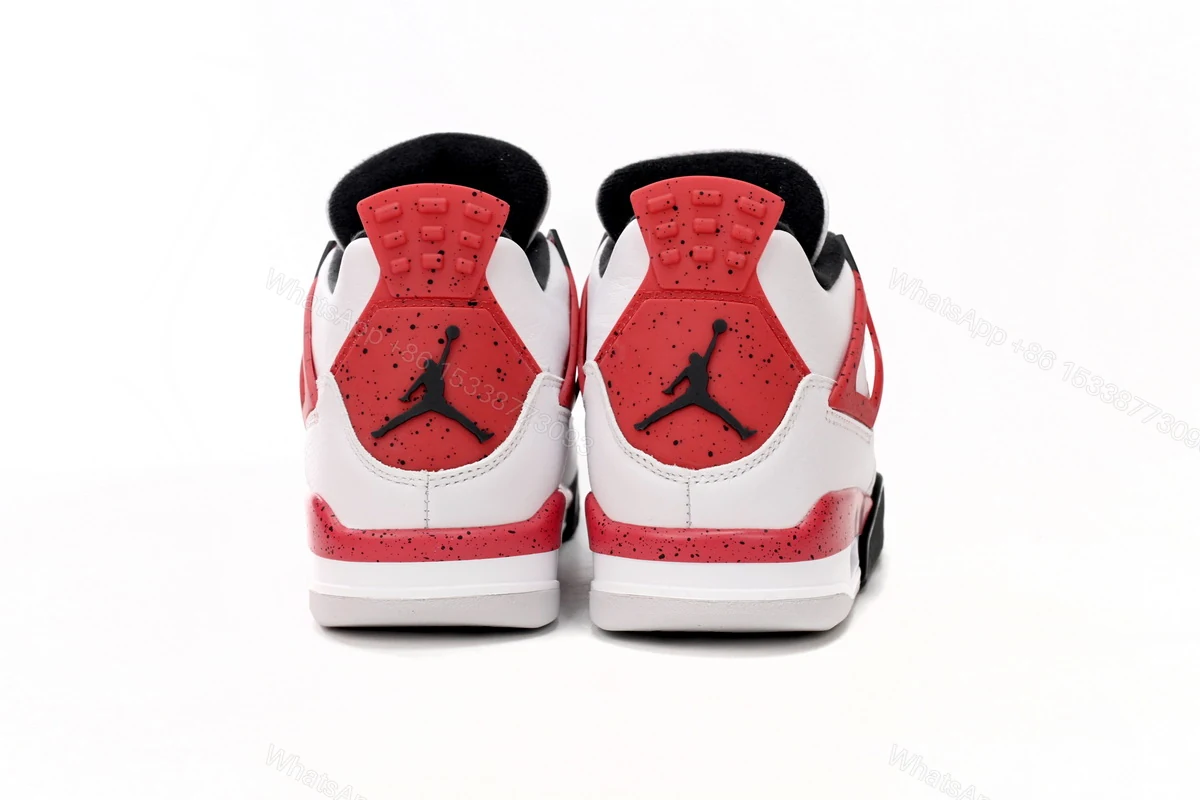 View 3 of Air Jordan 4 Retro Red Cement DH6927-161