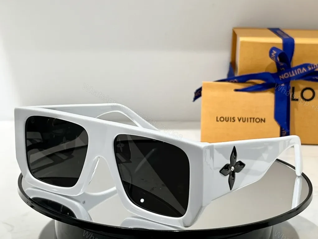 View 7 of Tortoiseshell Acetate Oversized LV Sunglasses - Designer Edge