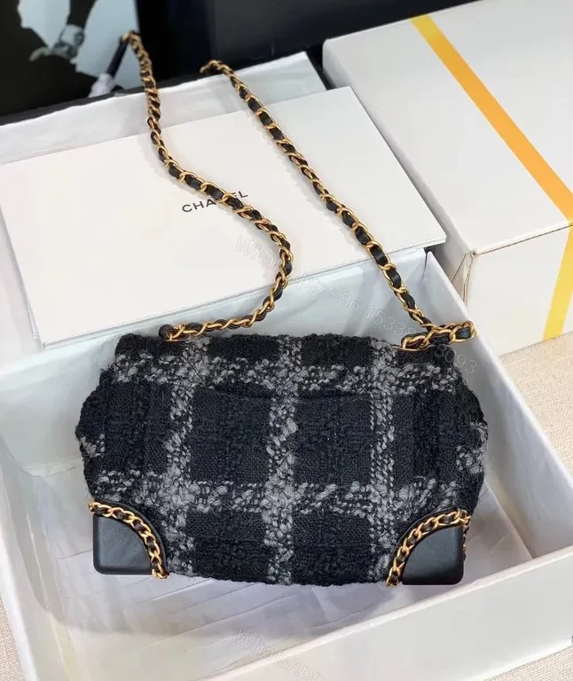 View 7 of Chanel-Inspired Tweed Crossbody: Everyday Luxe Bag