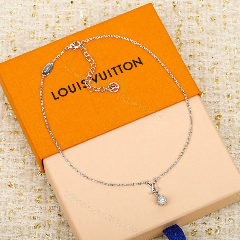 View 7 of LV Iconic Louisa Strass Necklace