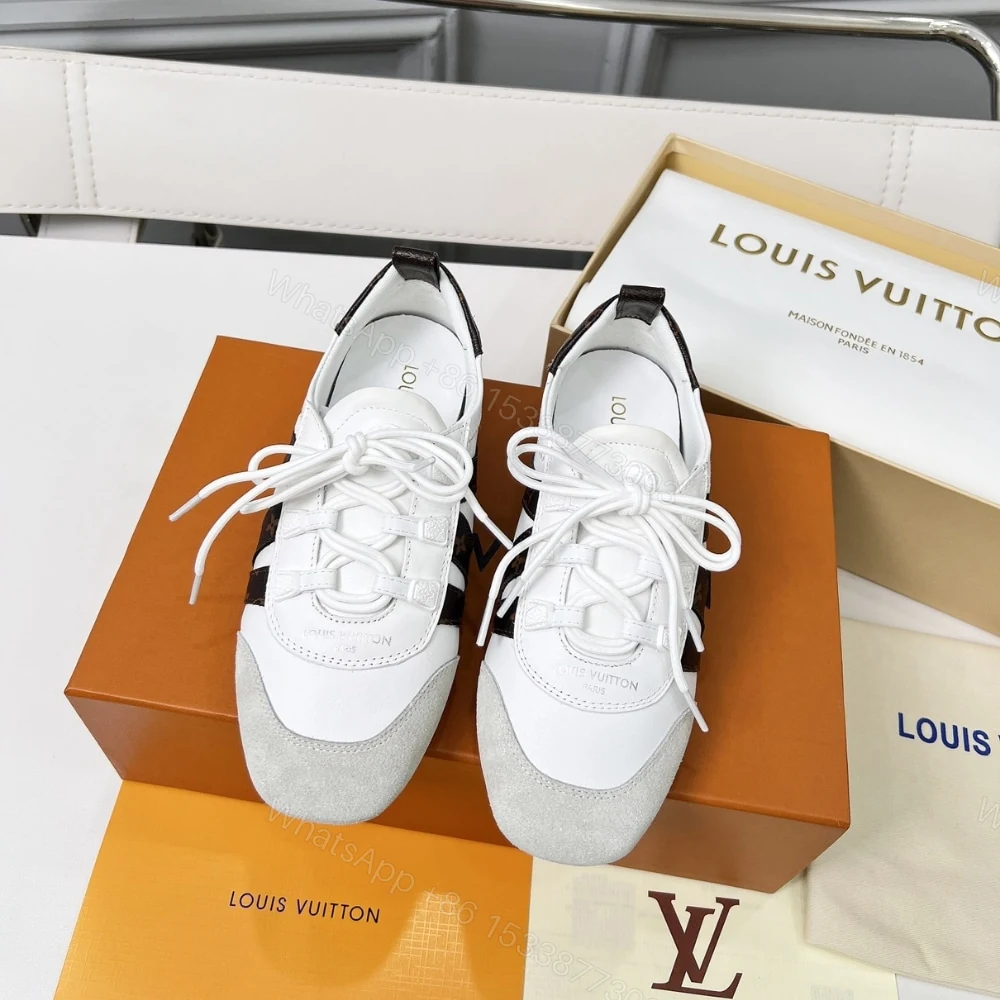 View 2 of Louis Vuitton LV Sneakerina Monogram White 1AHNC6
