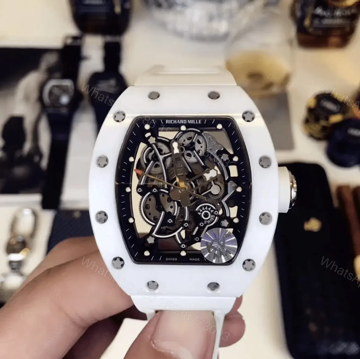 View 2 of Richard Mille Swiss Clone Replica Rm 0055 Best Edition Swiss