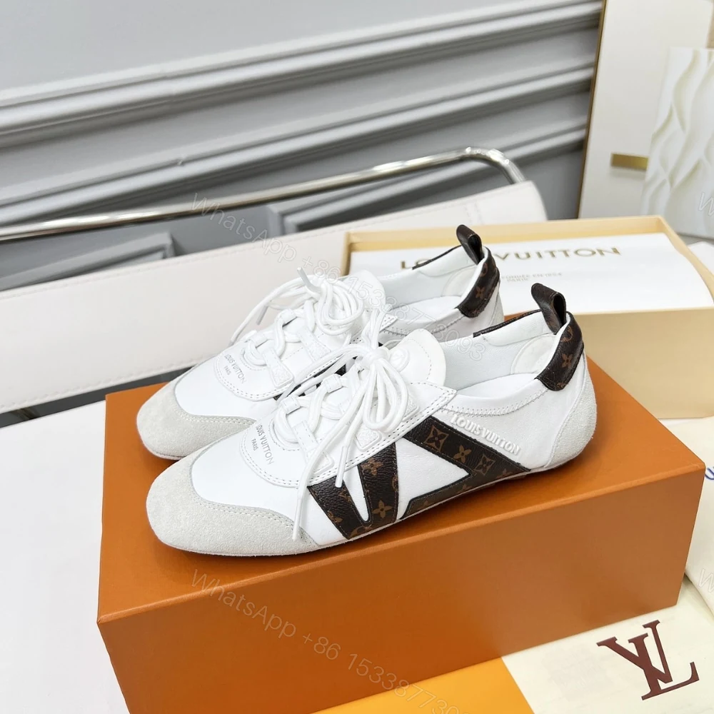View 3 of Louis Vuitton LV Sneakerina Monogram White 1AHNC6