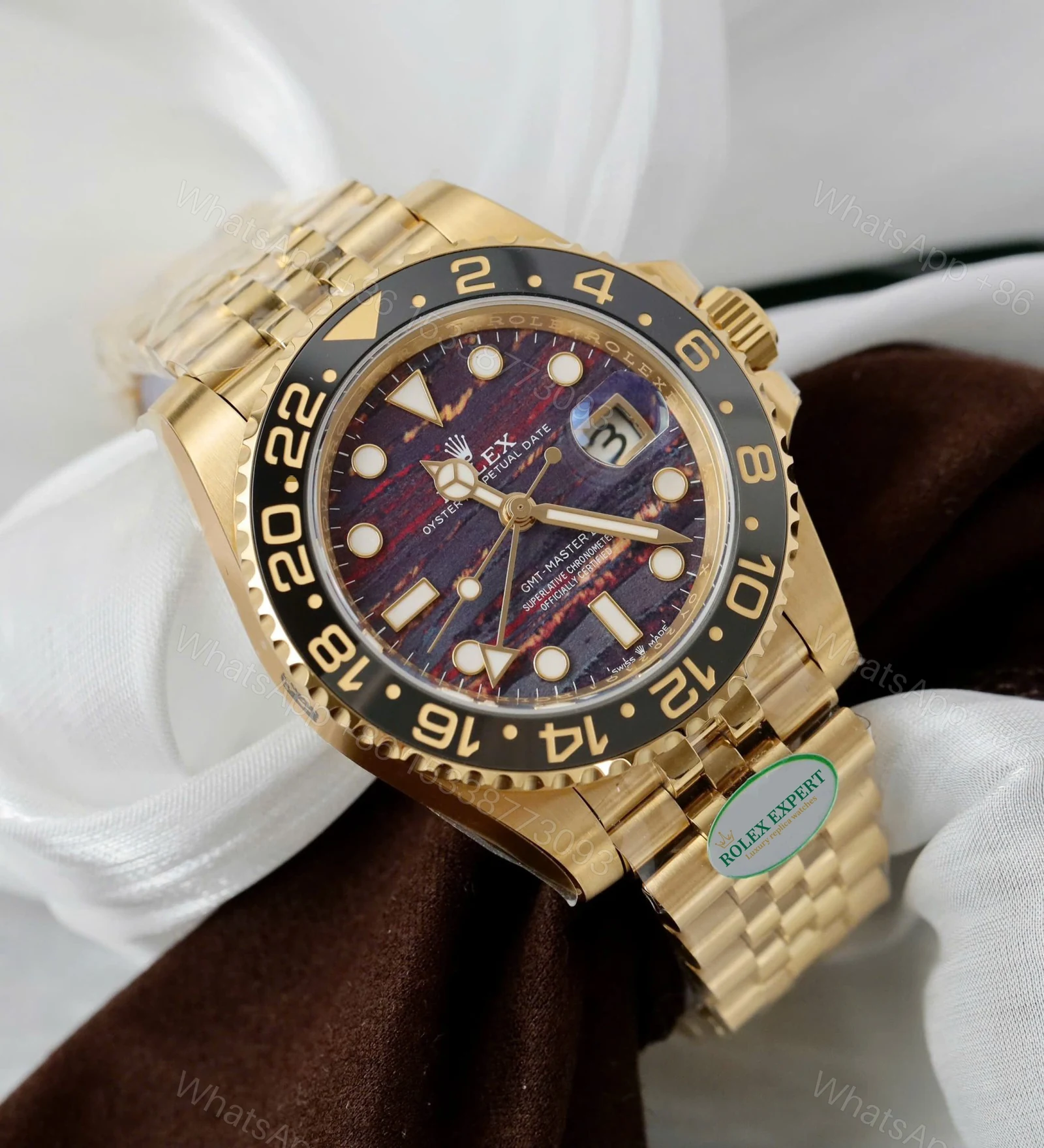 View 5 of Rolex GMT-Master II 126718GRNR Tiger Iron Dial