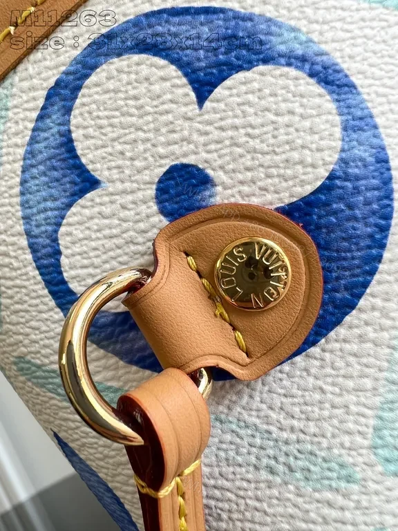 View 5 of Lightweight Canvas Tote Monogram Luxe: Signature LV-Style Tote