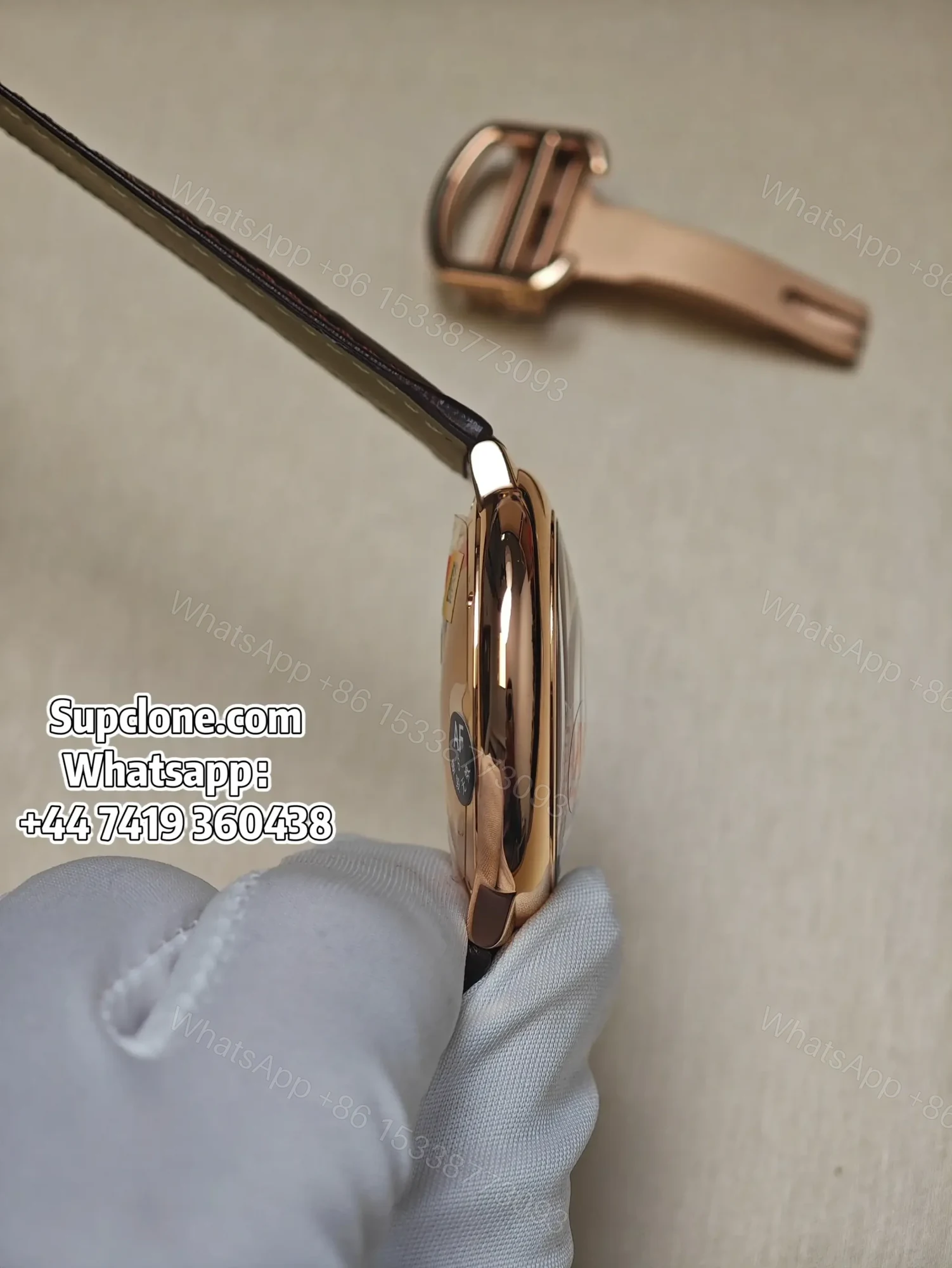View 6 of Cartier Ballon Bleu WGBB0030 42mm Rose Gold Super Clone Automatic Replica