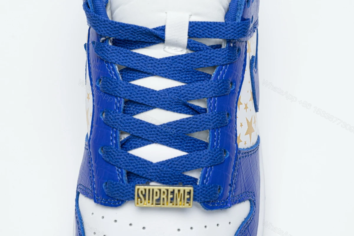 View 6 of Supreme x Nike SB Dunk Low "Blue Stars” DH3228-100