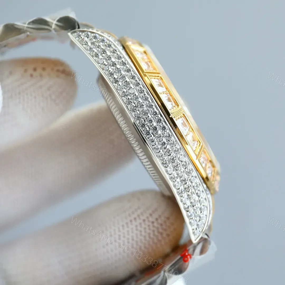 View 6 of Best Rolex Datejust Full Diamon 41MM President Bracelet Edition RG-DATEJUST41-FULL-DIAMOND-TT