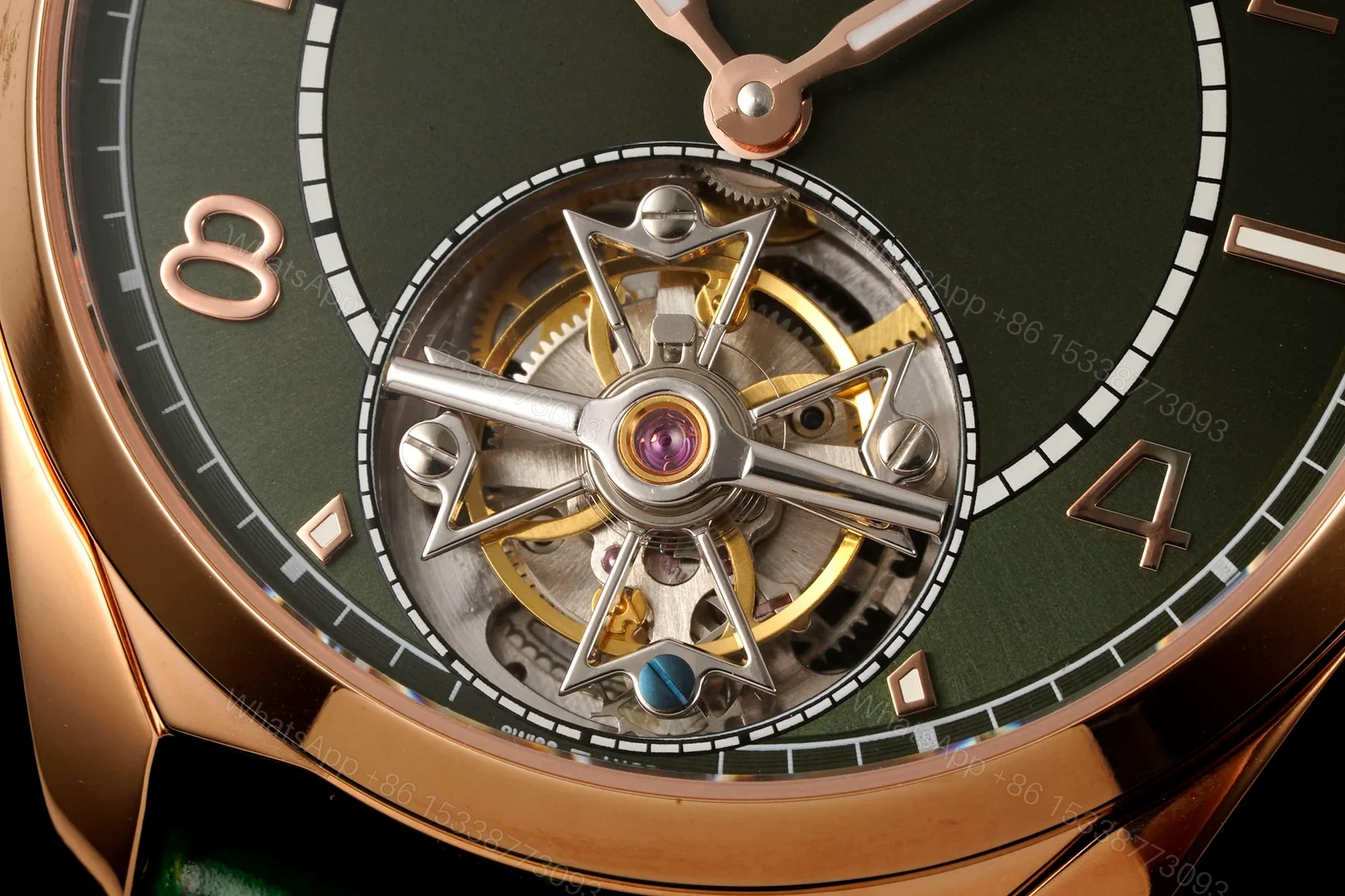 View 5 of Vacheron Constantin FiftySix Tourbillon 6000E Rose Gold Watch 41mm Ultimate Edition RG-VC-FIFTYSIX-6000E-TOURBILLON-41