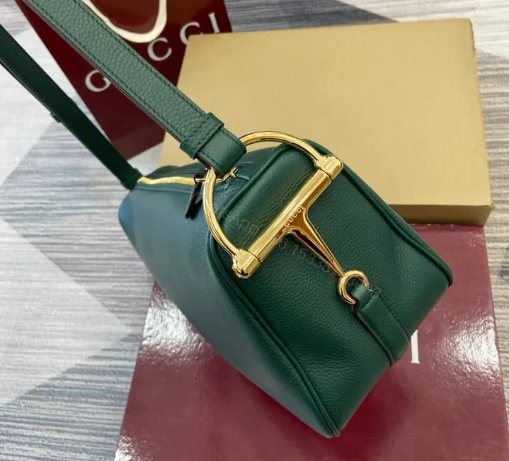 View 39 of Gucci Half Horsebit Medium Shoulder Bag TB5474