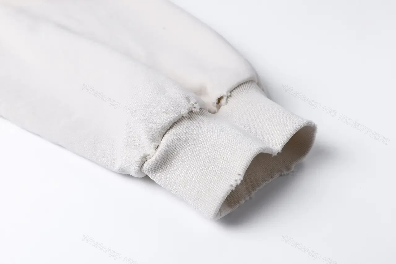 View 10 of Serene Off-White Stone Hoodie Jacket: Minimal, Luxe, Modern