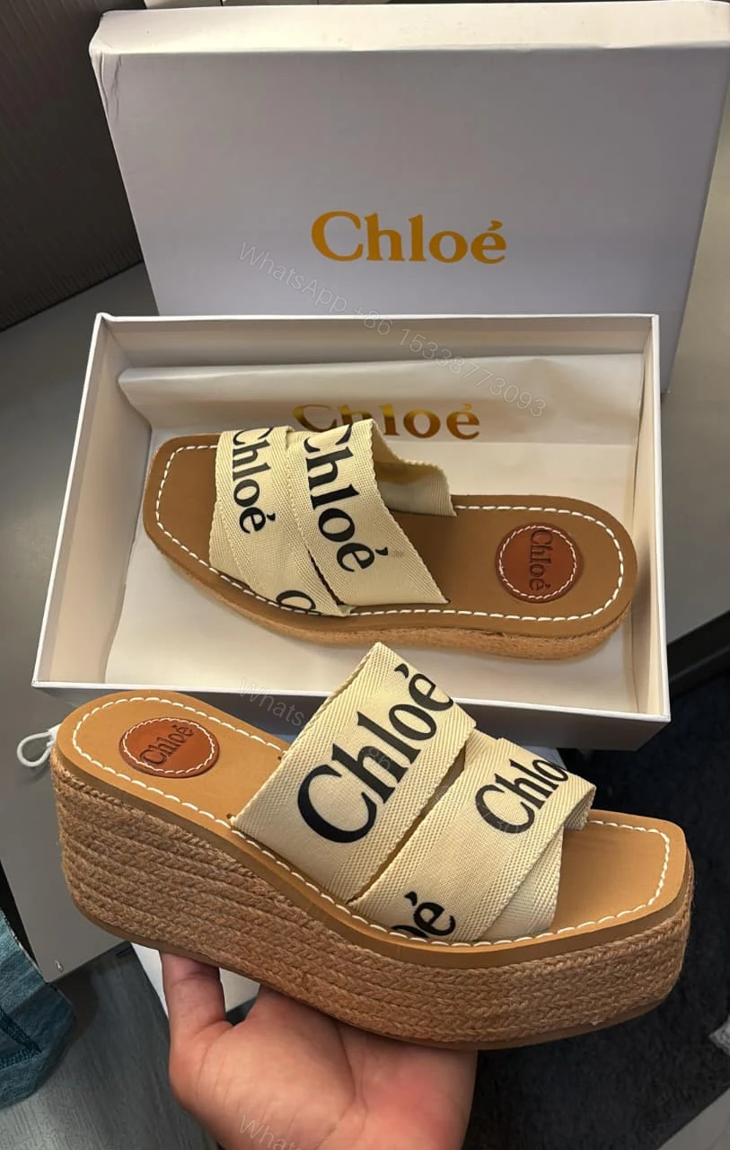View 2 of FIRST COPY CHLOE platform heel