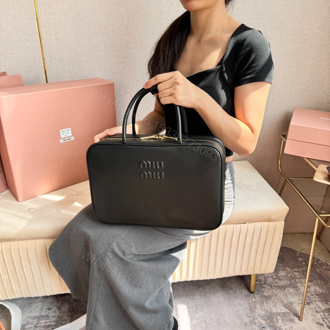 View 14 of 高仿miumiu*5BB17長肩帶公文包黑色免檢版
