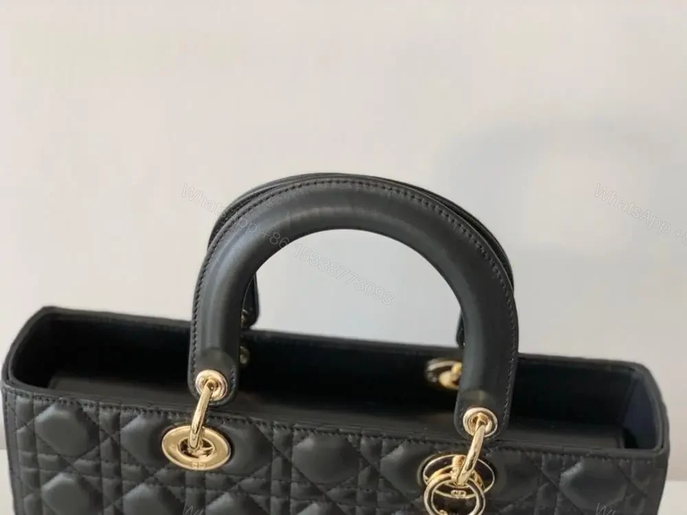 View 2 of Dior Lady Black Gold Hardware (Large size)
