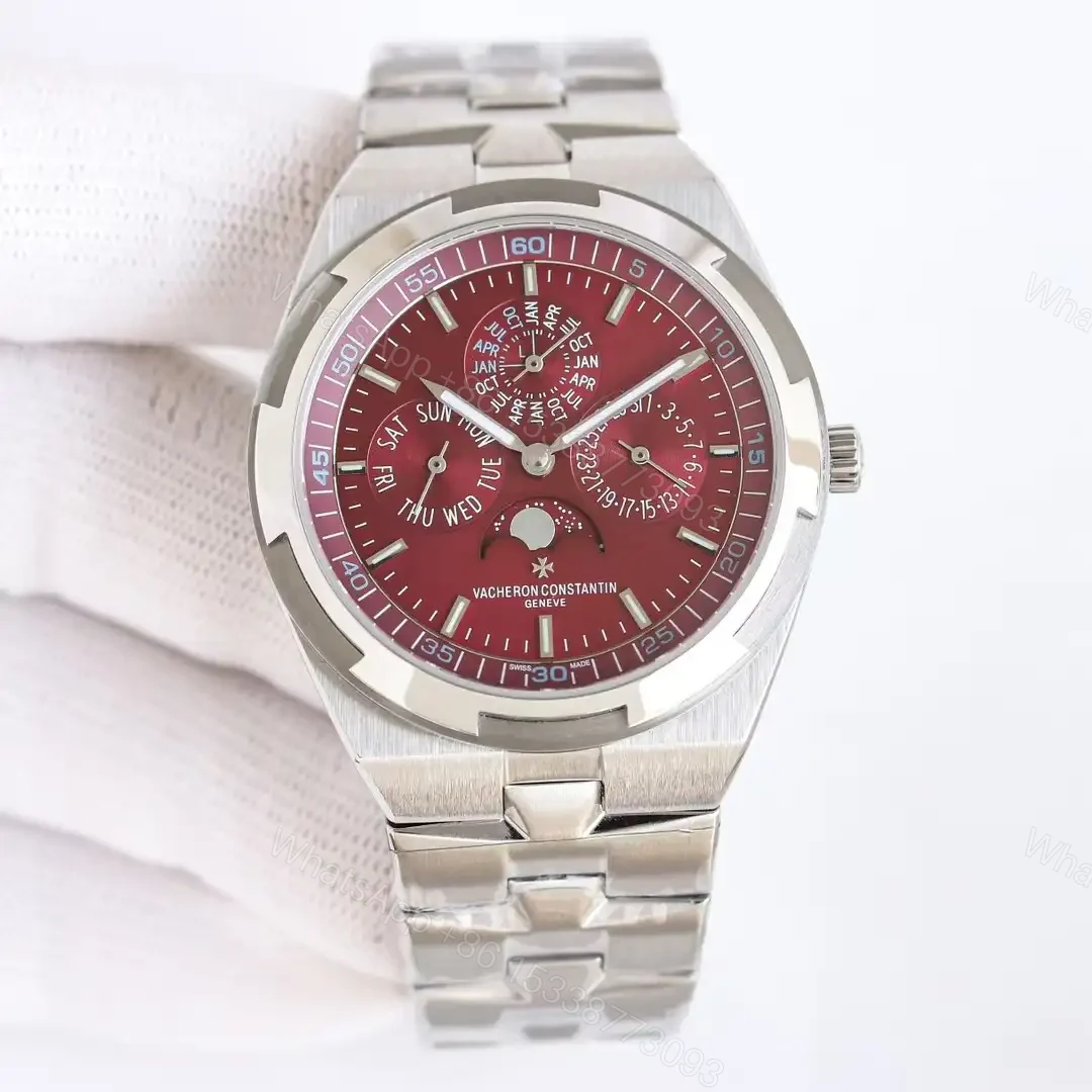 Vacheron Constantin Overseas Perpetual Calendar White Gold Rose Dial 41.5mm 4300V/120G-B102 — view 1
