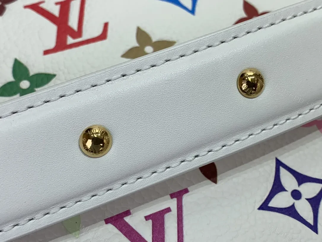View 6 of Colorful Monogram Satchel: Structured Luxury, All‐Day Versatility