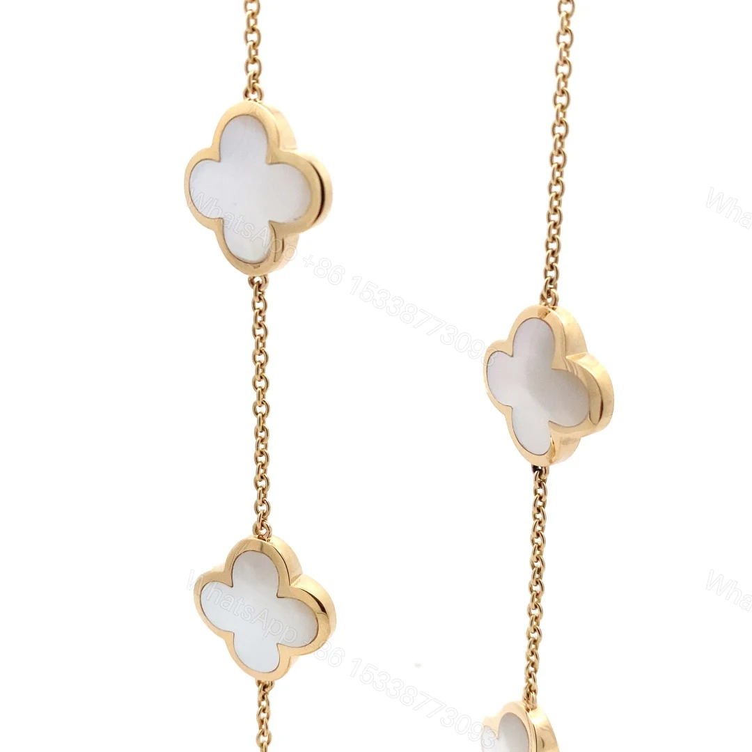 View 4 of Features 9 Motif Van Cleef & Arpels Pure Alhambra Long Necklace