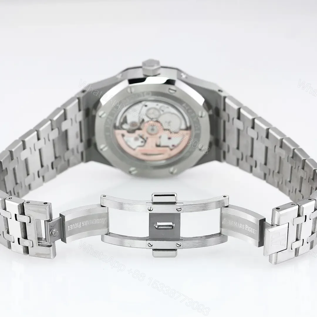 View 9 of R8 Factory Audemars Piguet Royal Oak Perpetual Calendar Watch – Blue Dial with Stainless Steel Case and Bracelet