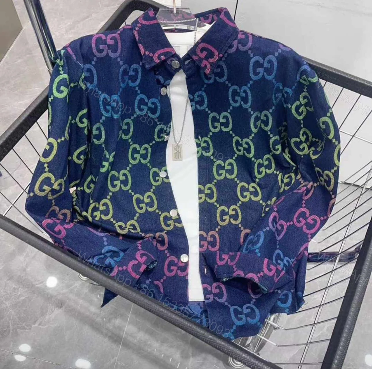View 6 of FIRST COPY LV, Dior, Gucci Digital Brands Full Sleeve Shirt