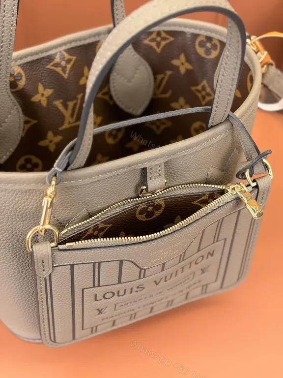 View 7 of Chic Pebble Leather Tote: Structured, Crossbody Ready Bag