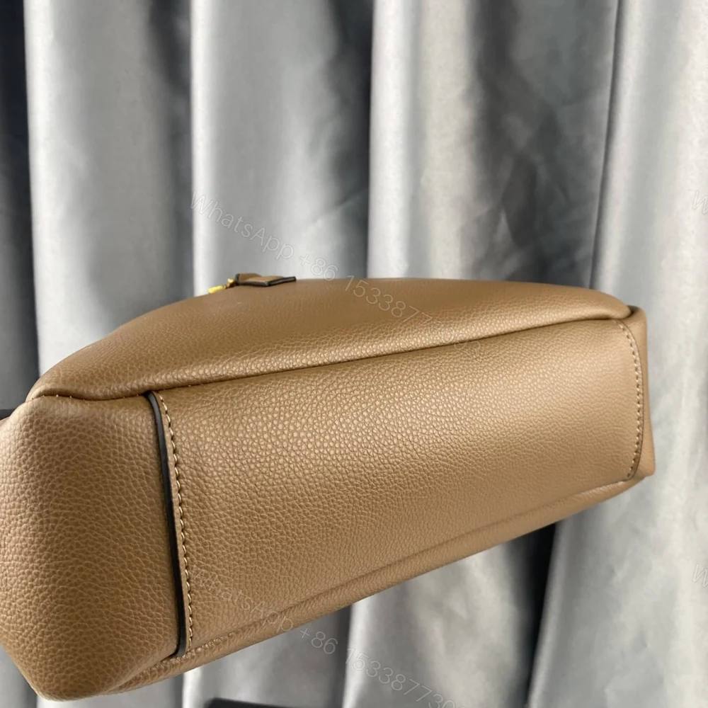 View 4 of Saint Laurent Le 5 À 7 Soft Small Hobo Bag In Smooth Brown 27Cm
