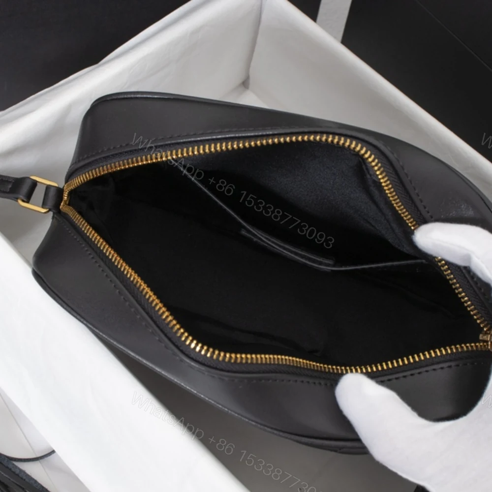 View 8 of Saint Laurent Lou Camera Bag In Quilted Black Gold 23Cm 612544DV7071000