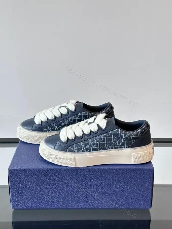 View 9 of DIOR B33 SPIN SNEAKERS IN NAVY BLUE – CD202