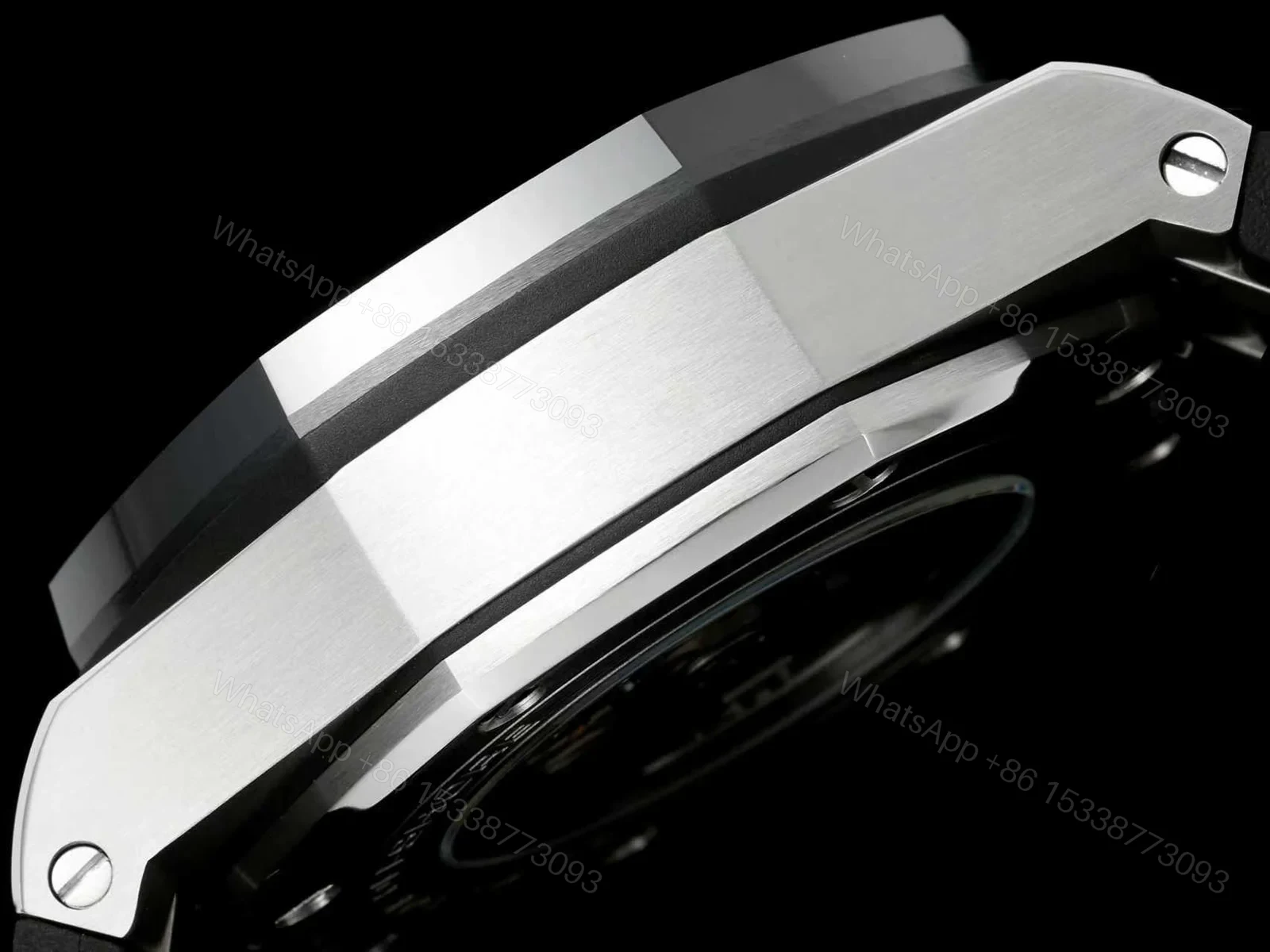 View 7 of Audemars Piguet Royal Oak Offshore White Replica 44MM Black Rubber Strap Chronograph RG-AP-ROO-WHT-BLK-RUB-44