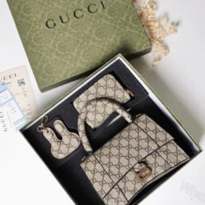 View 5 of FIRST COPY GUCCI BALENCIAGA MONOGRAM 3 PIECE GIFT SET COMBO