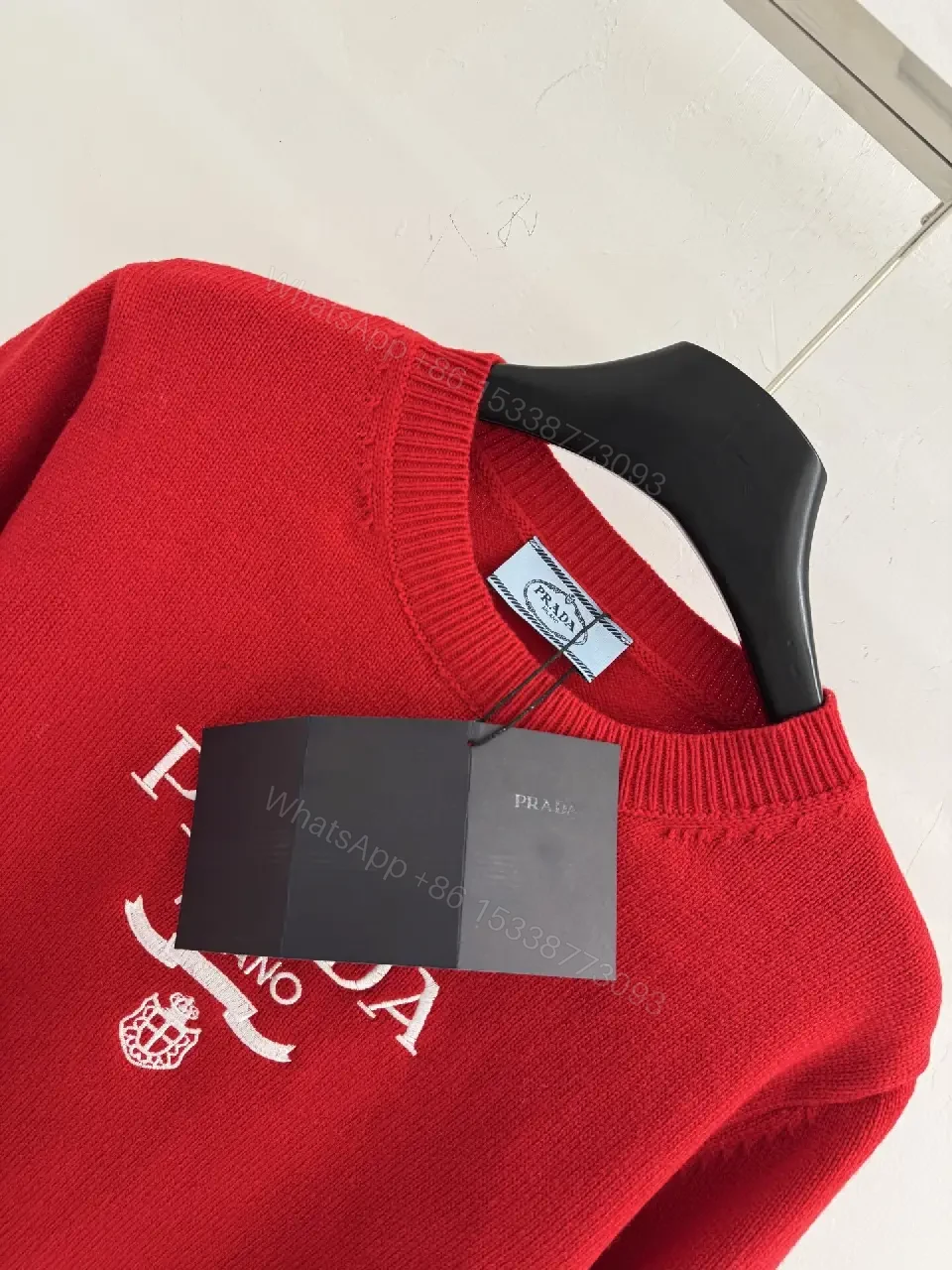 View 2 of Bold Logo Knit Sweater: Luxe Comfort, Designer-Brand Vibe