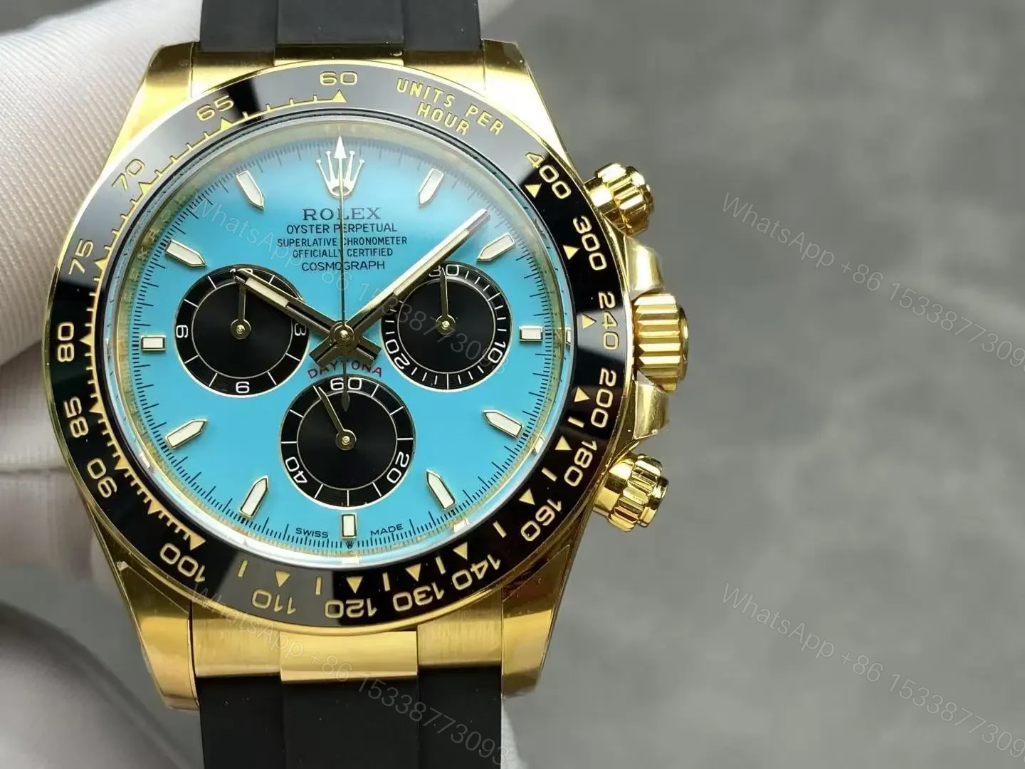 View 5 of Superclone Rolex Daytona 40 mm 126518LN Tiffany Dial