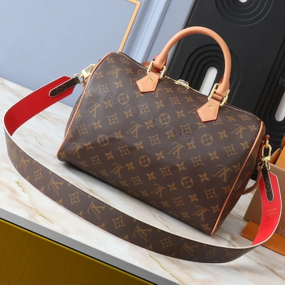 View 4 of Louis Vuitton Speedy Soft 30 Crafty Brown 30Cm M11945