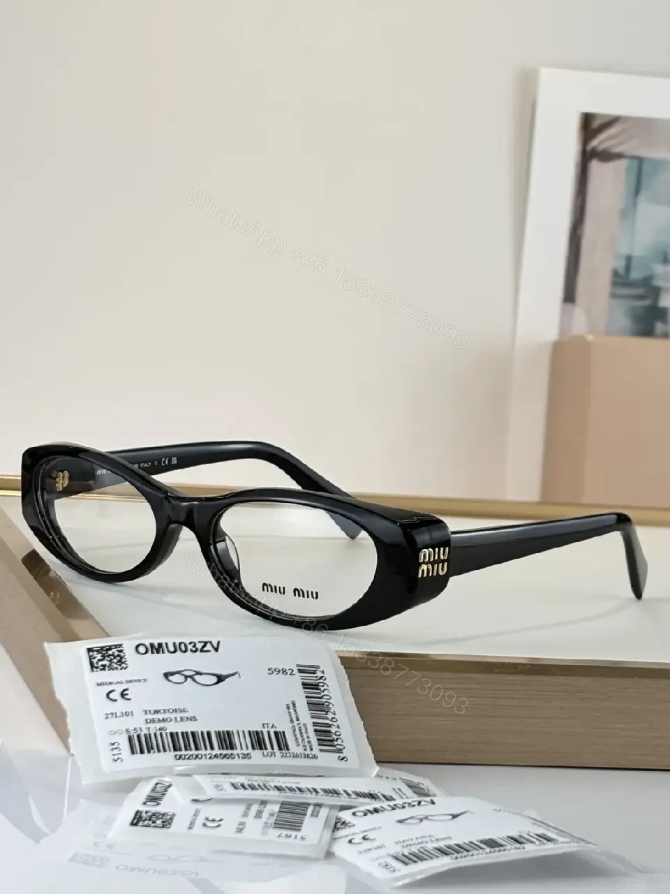 View 9 of Black acetate reader-style glasses, premium, distortion-free lenses, luxury comfort