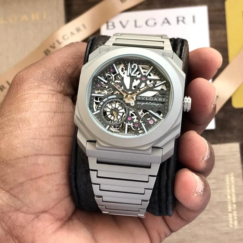 Bvlgari Octo Finissimo Skeleton Grey 35mm Automatic — view 1