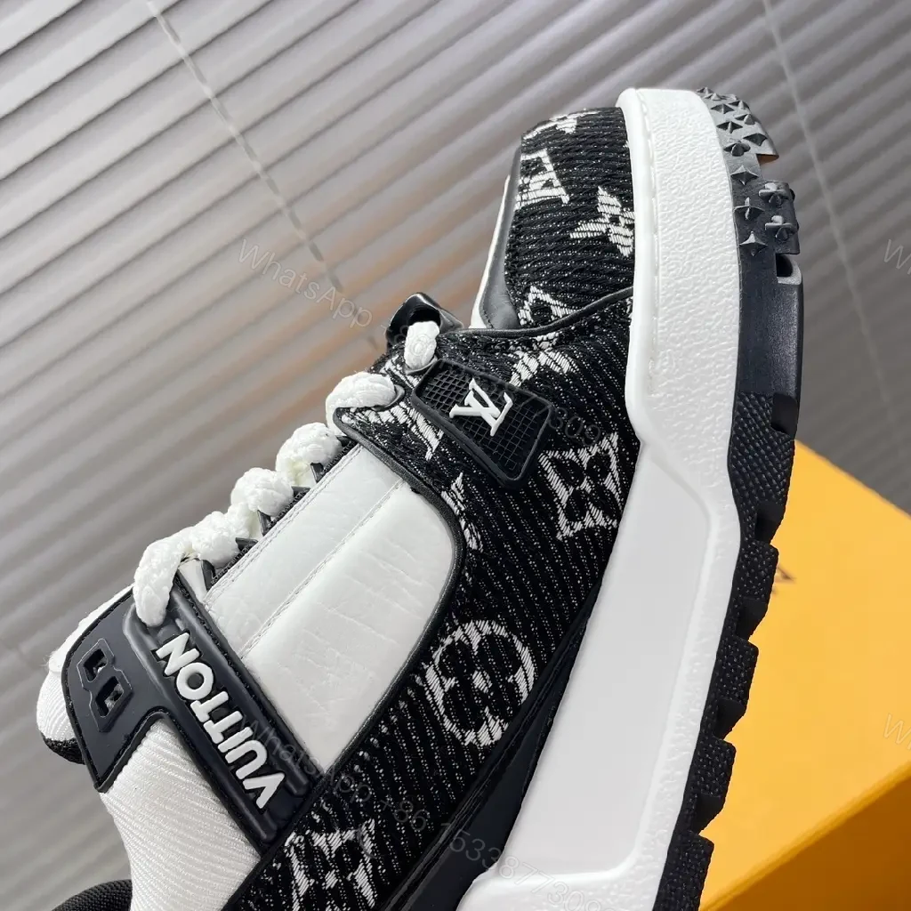 View 2 of Lux Monogram Hybrid Sneakers: Bold Street Style