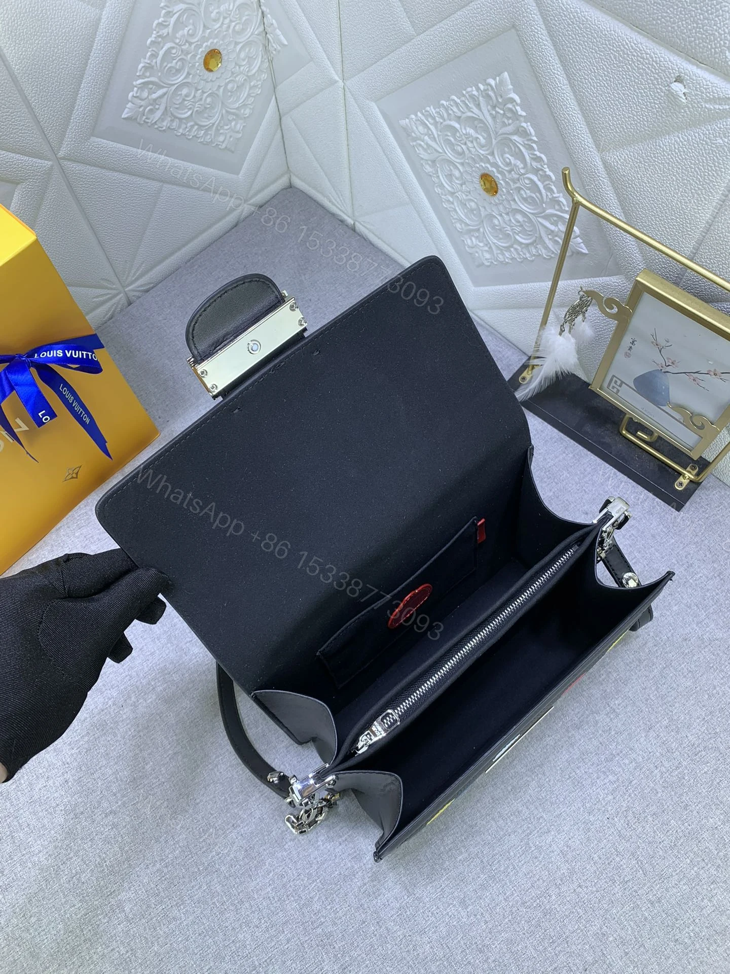 View 7 of Louis Vuitton x YK Dauphine Mini Bag ‘Black’ M21750
