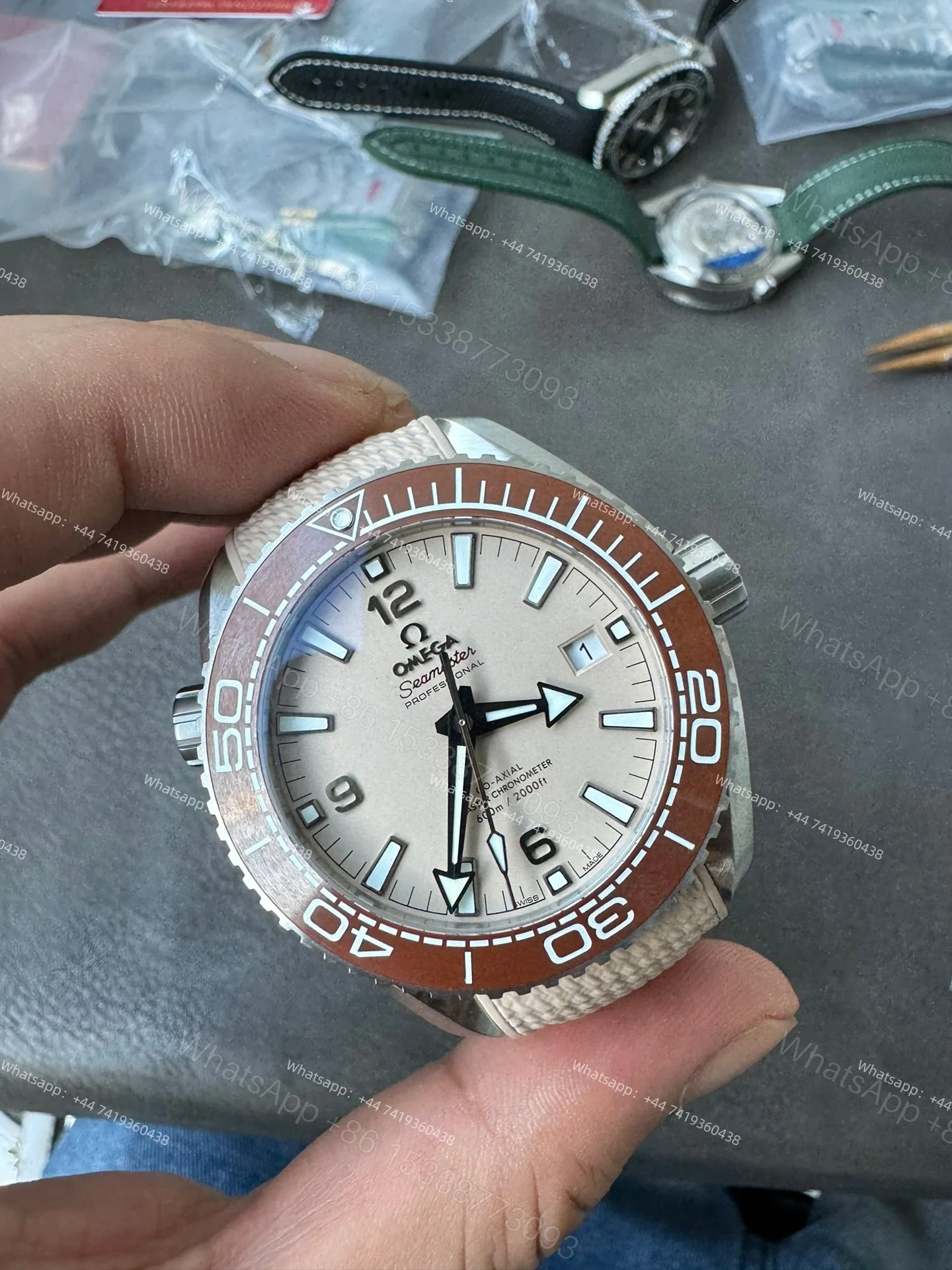 View 7 of Omega Super Clone Seamaster Planet Ocean 600m 43.5MM 215.32.44.21.09.001