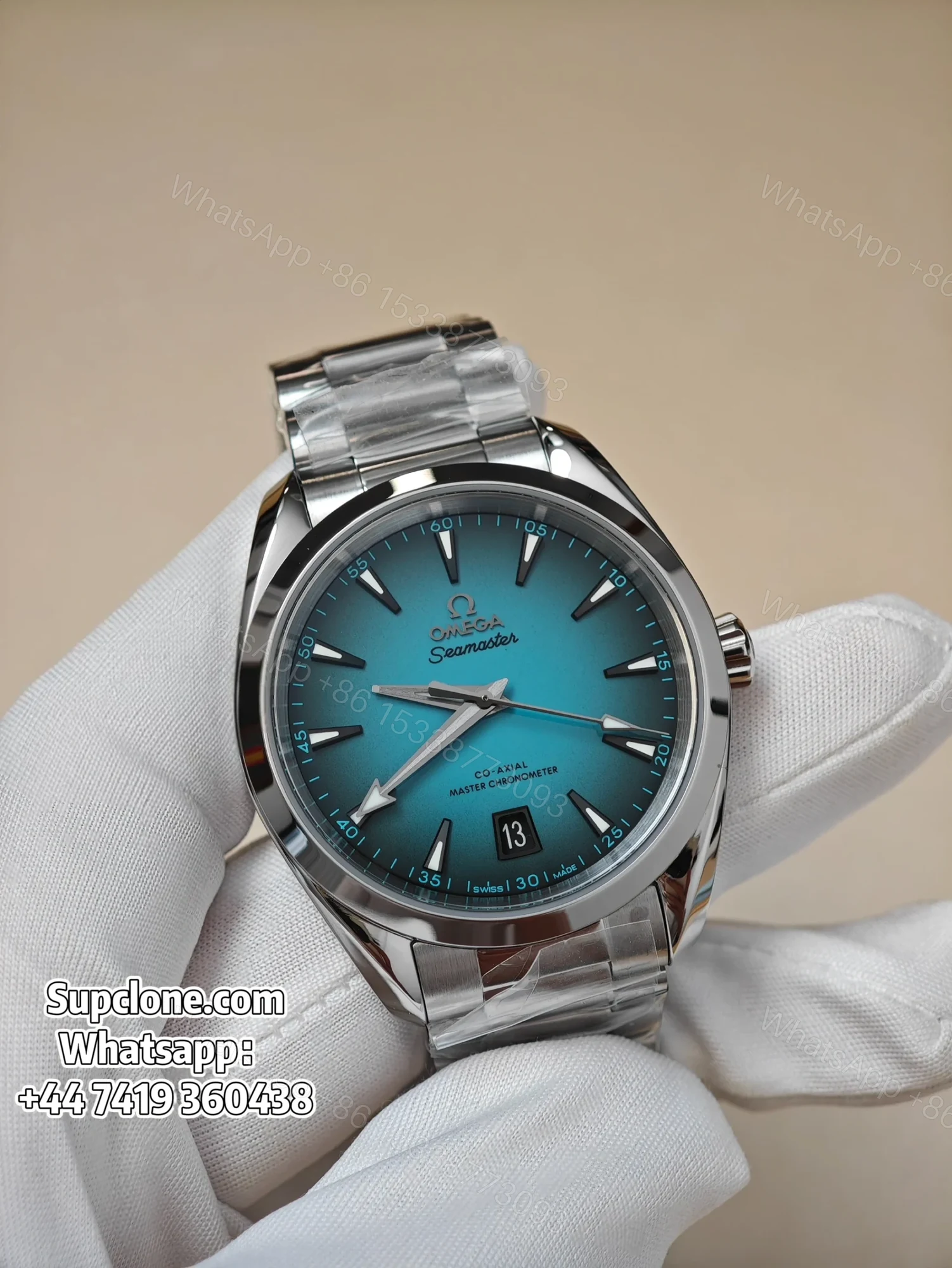 View 4 of Omega Super Clone Seamaster Aqua Terra 150M 41mm 220.10.41.21.03.006