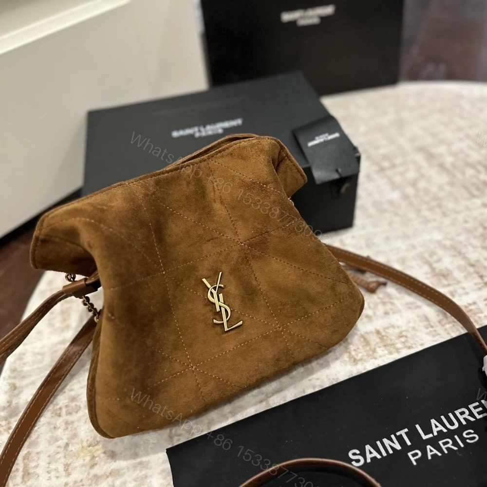 View 2 of Saint Laurent Jamie Shoulder Pouch In Caramel Cognac 26Cm